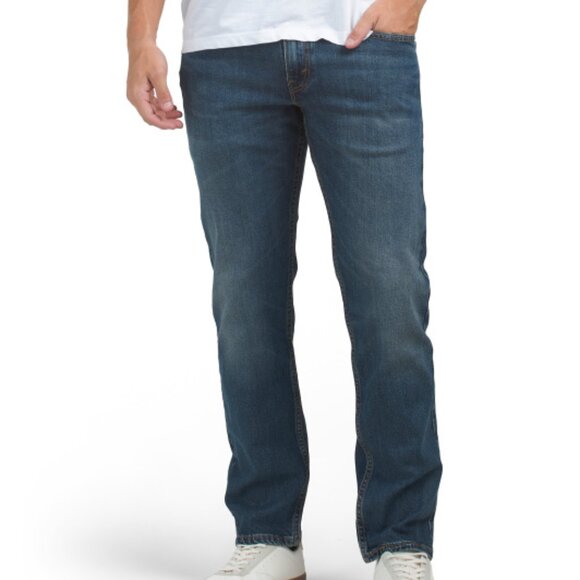 NEW LEVIS 502 Tapered Future Jeans in dark indigo for men 825 2j7 - Picture 4 of 4